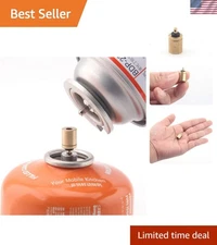 Convenient Butane Canister Refill Adapter - Lightweight & Durable Copper Design