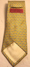 VINEYARD VINES MARTHA'S VINEYARDS YELLOW SHARK NOVELY 100 MEN'S SILK TIE