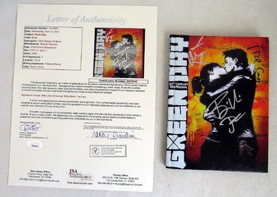 GREEN DAY 21st Century Breakdown Deluxe Promo CD Signed by Band JSA Certified