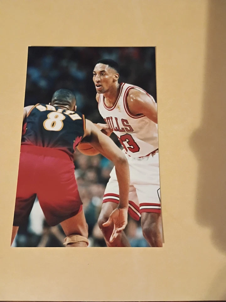 Lote de 5 fotos tipo 1 de Michael Jordan Scottie Pippen Dennis Rodman Bulls Hw3782 Foto 2 de 4