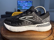 Brooks Glycerin GTS 20 Womens 9.5 Black White Road Running Shoes 1203701B059
