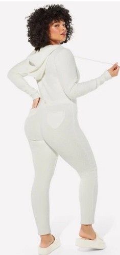 Yitty Fabletics Pet Me Heart Pocket One Piece Jumpsuit - 2XL Hooded ...