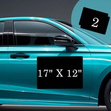 Magnetic Car Sign Set 40 Mil Blank Magnet 17x12 Inches for Vehicle Advertising