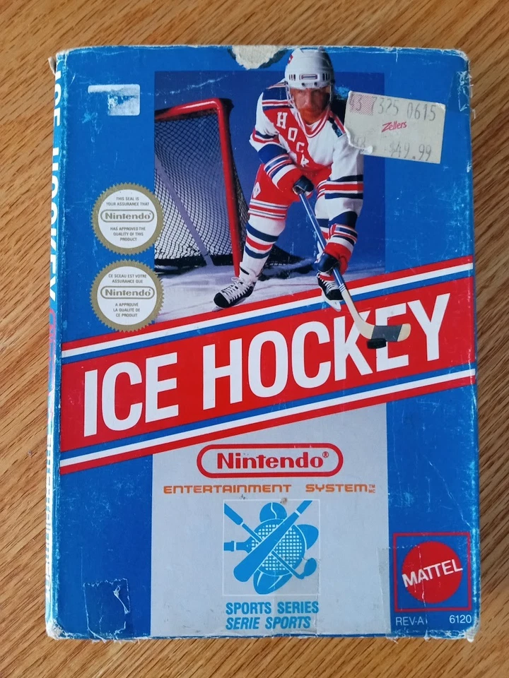 Ice Hockey (Nintendo NES) with Original Box - Tested - Authentic - Clean Cart - Image 2 of 4