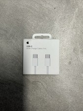 Apple Official 60W USB-C to USB-C Braided Charge Cable 1M/3.3-Ft A2795 - White