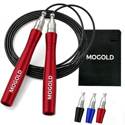 Speed Jump Rope for Fitness - Self-Locking, 360-Degree Spin, Quick Adjustments