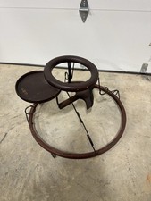 Vintage 1902 Glascock Brown Baby Walker with Tray Antique Nursery Decor