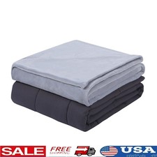 15lb Weighted Blanket Anxiety  Sleep W/ Washable Cover Calming Effect New