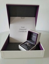 Beaverbrooks 18ct Diamond  White Gold  Halo Engagement Ring Size N - 0,33c