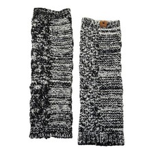 BEARPAW 1-Pack Women's Cable Knit Legwarmer Simply Black
