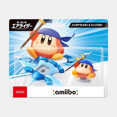 Nintendo Amiibo Kirby Air Rider Bandana Waddle Dee & Wing Star