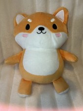 Plush Cute Cuddly Khaki Dog 8 1/2"