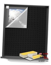 50"x59" Portableout Curtains, Blinds for Windows with Hook  59"W x 50"H Black