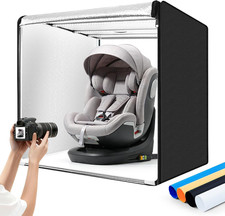 Photo Light Box, 39 Inch Photography Light Box with 210 Leds Lights  4 Color Ba