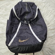 Nike Elite Quad Zip System Backpack Team 2.0 Gray Black Hoops Basketball Max Air