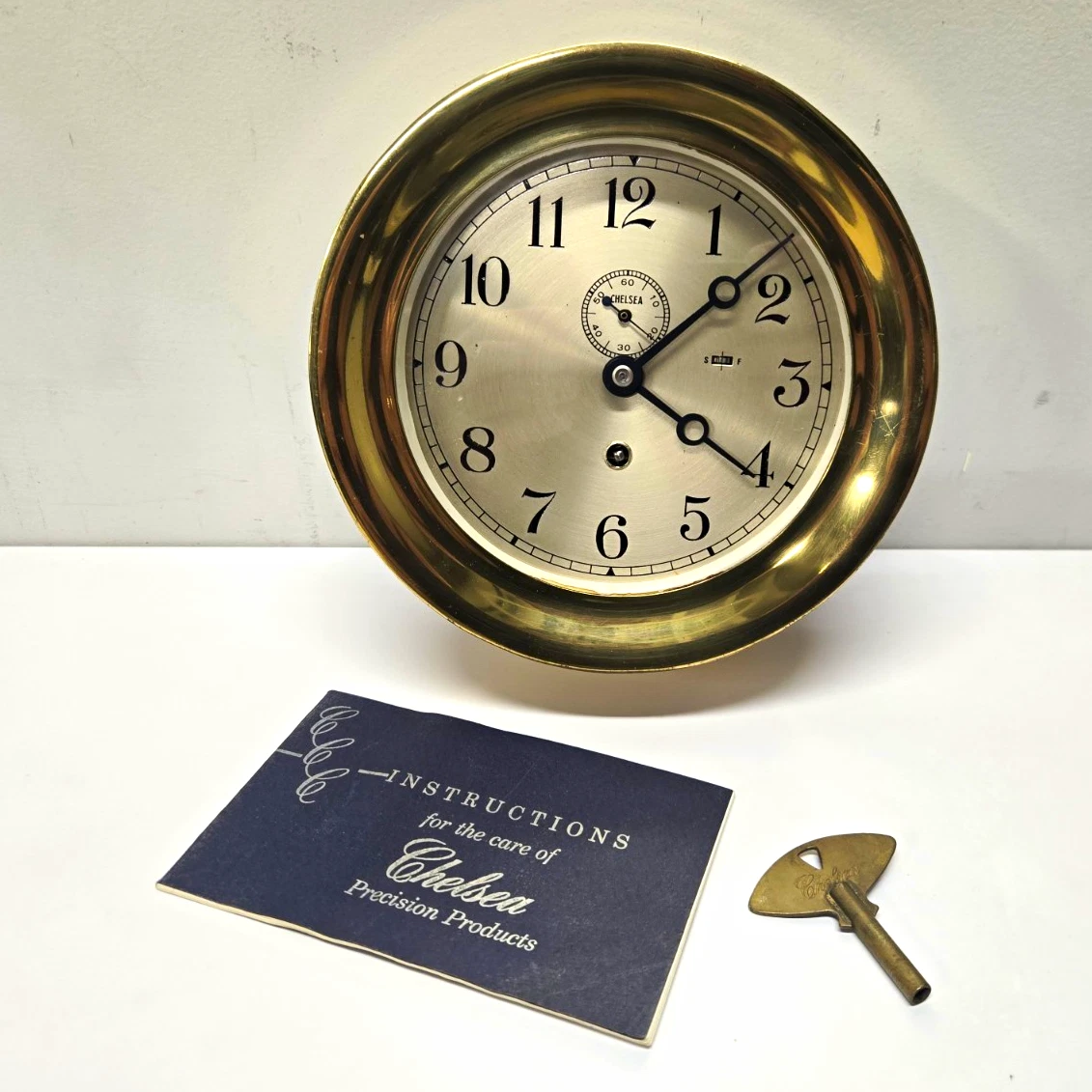 Chelsea US Navy Vintage Original Antique Maritime Clocks for sale