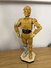 LEGO Star Wars C-3PO Complete Set Build Figure Display Base 18+ Plastic Robots