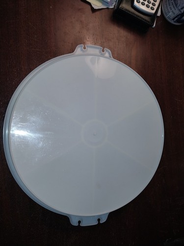 Tupperware 405-1 Party Snack Vegetable Relish Tray, Handle & 13" Lid Seal 224-9 - Picture 5 of 11