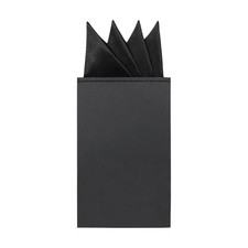 Prefolded Pocket Squares for Men Solid Color Pre Folded Handkerchief Suit
