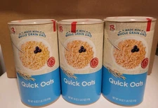 *LOT of 3*RALSTON WHOLE GRAIN QUICK OATS 18oz (BEST BY 9/2026)