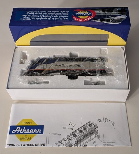 Athearn RTR 2613 HO Scale North Carolina DOT F59PHI Powered Locomotive #1797 - Picture 1 of 9