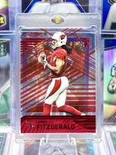 2016 Clear Vision 11/49 JERSEY # MATCH 1/1 Red SP Larry Fitzgerald Cardinals