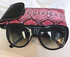 Nina Ricci Sunglasses With Case 3734 C01 French Fashion Brand Pink Eyeglass Case