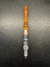 CUSTOM CANARY WOOD Beer Tap Handle Hand Turned Unique Handmade Draft Beer