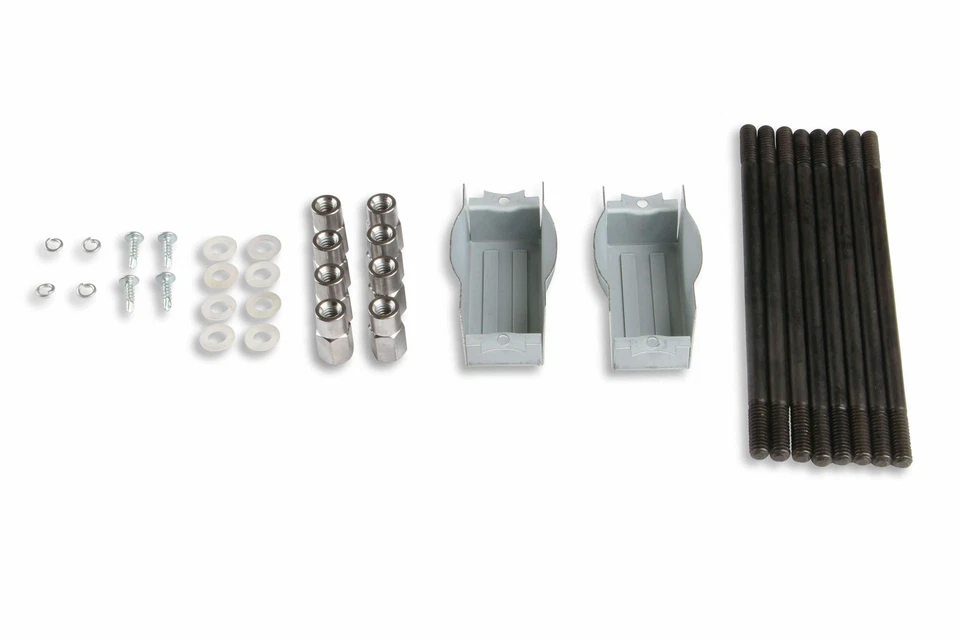 Cubiertas de válvula de perno central fresado con bola de aluminio fundido Mr. Gasket - pulido - 6856G Foto 2 de 4