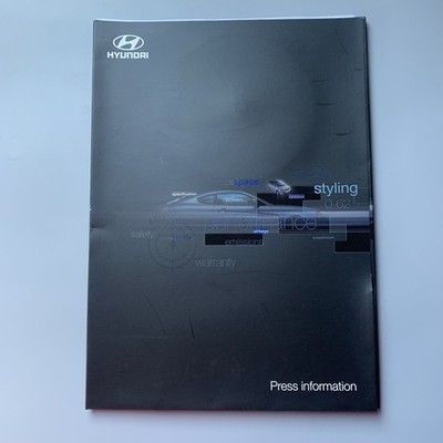 Hyundai Motor Show Live 2004 Press Pack Gordon Ramsay Fotos + Release