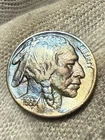 1937 Buffalo Nickel, Fully Sruck Superb Gem AU+ Toned
