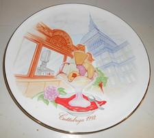 🌎 COLLEZIONISMO PIATTO TONDO CATTABRIGA 1992- r.capodimonte - 🌎