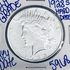 1928 S SILVER PEACE DOLLAR AUTHENTIC HI GRADE U.S. MINT COIN RARE KEY DATE 5968