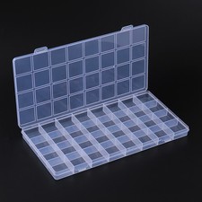32 Grids Plastic Compartment Storage Box Jewellery Bead Craft Organiser