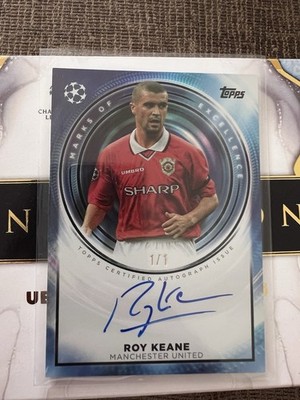 Topps Inception Roy Keane 1/1 On Card Auto Manchester United