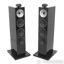 B&w 702 S2 Floorstanding Speakers; Black Pair