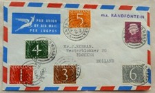 KENYA 1964 MOMBASA CANCEL ON DUTCH STAMPS + M.S. RANDFONTEIN PAQUEBOT COVER