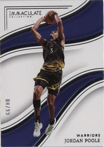 2022-23 Panini Chronicles Jordan Poole Portrait Signatures /99 #PS