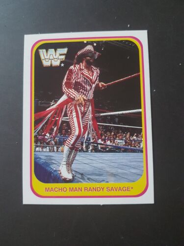 Macho Man 1991 Merlin German Card WWE WWF WCW Wrestling -  number 29 - Afbeelding 1 van 2