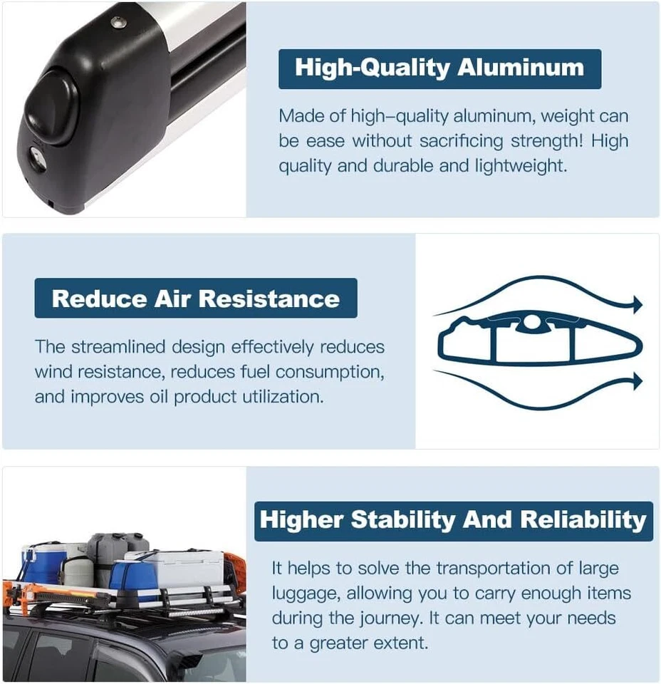 Portaequipajes de techo para esquí snowboard de 31,7"" para Mercedes-Benz AMG GLA 45 200 250 Foto 3 de 4