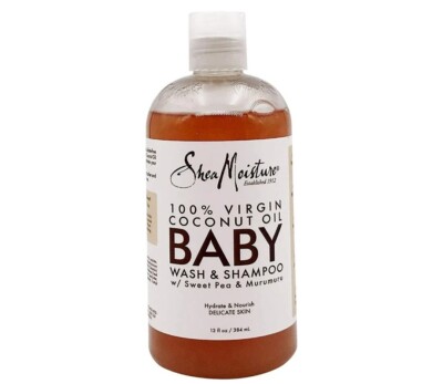 Shea Moisture 100 % natives Kokosöl Babywäsche und Shampoo 13 Oz.