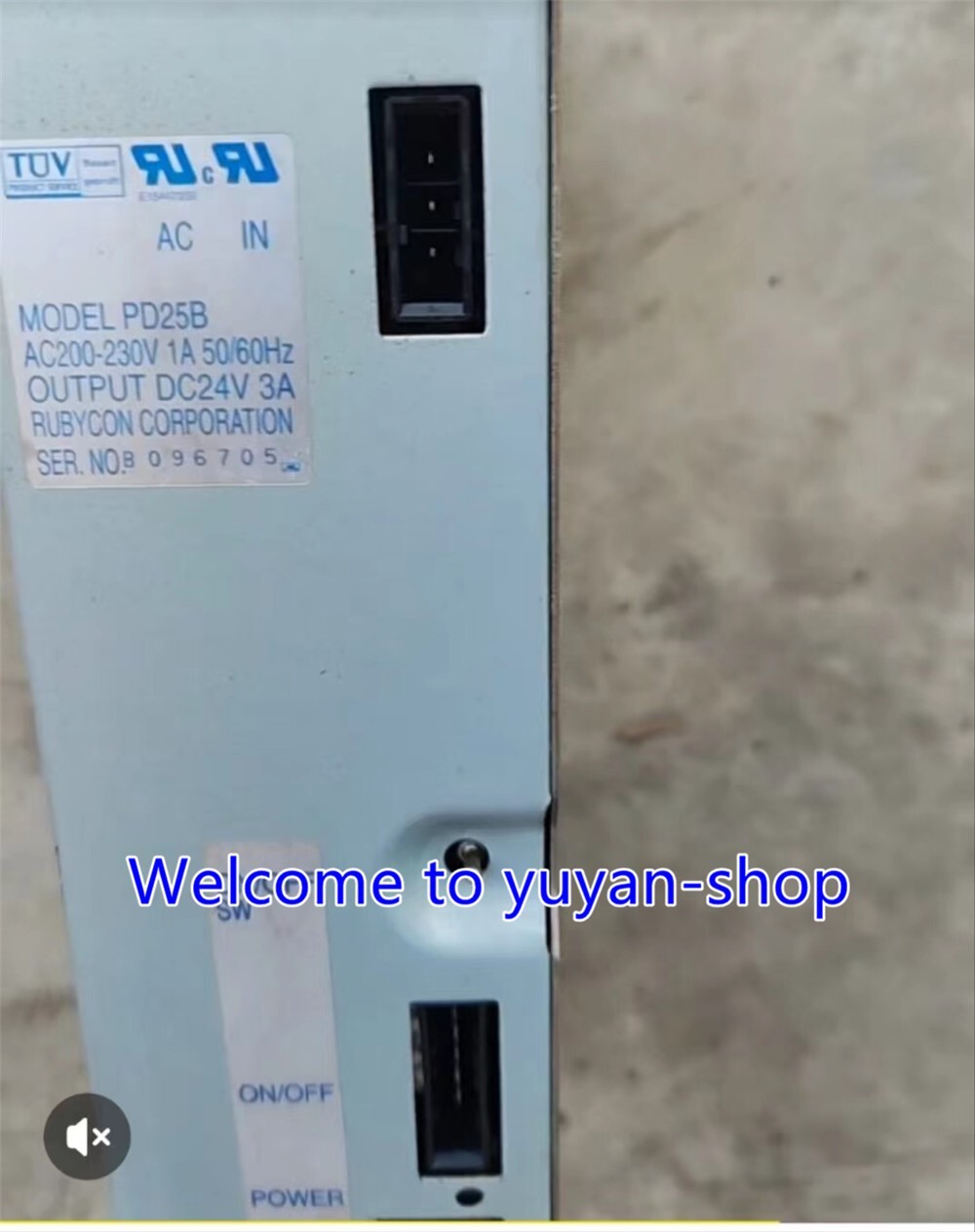 1PCS Used Mitsubishi Power Supply PD25B by DHL or Fedex