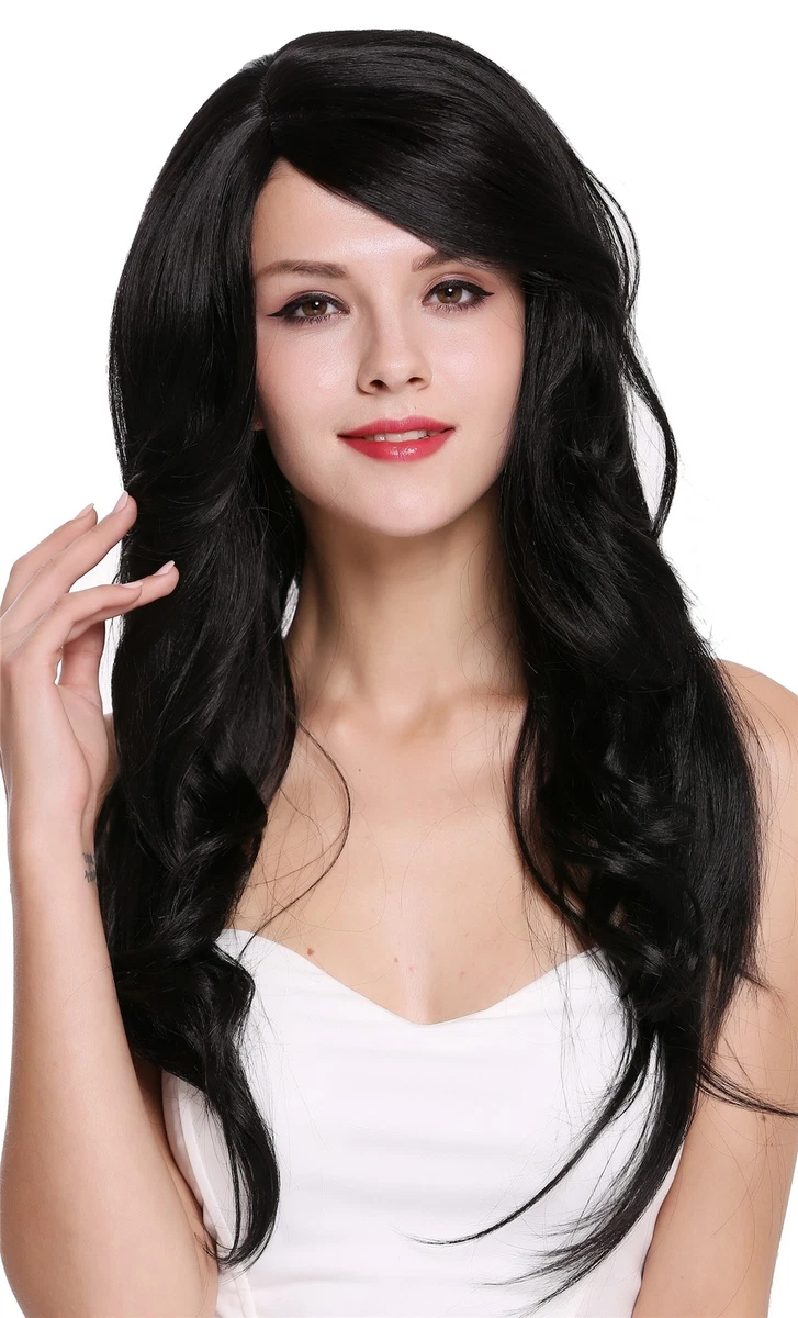 PORSEER Parrucca Bionda Realistica Capelli Lunghi Biondi Lisci Per - Foto 3