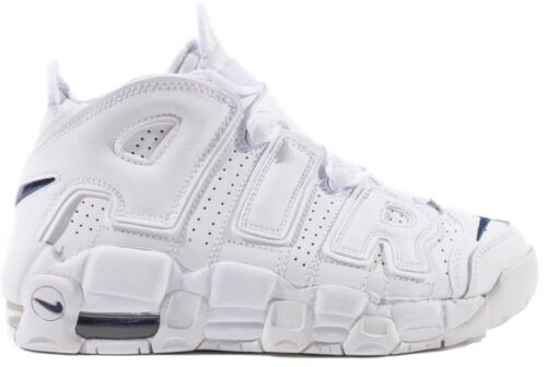 Big Kid's Nike Air More Uptempo White/Midnight Navy-White (DH9719 