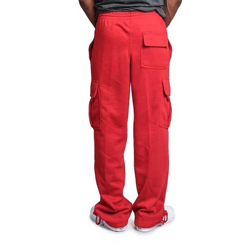 G-Style USA Men's Jogger Heavy Weight Fleece Cargo Pocket Sweat Pants - Imagen 21 de 28