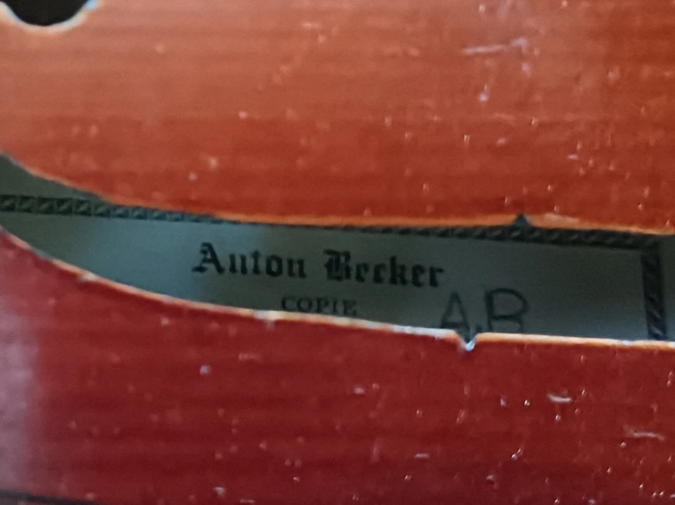 ANTON BECKER COPY OF STRADIVARIUS VIOLIN 7/2  - Image 4 of 4