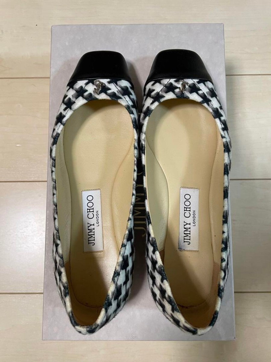 jimmy choo GISELA フラット 35.5 PO JIMMY CHOO GISELA FLATS – Belinda International
