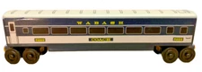 Wooden Whittle Shortline Railroad Wabash Cannonball Passenger Coach Car 5222