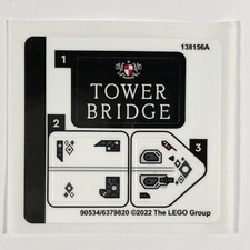 LEGO STICKER SHEET 30443 Spider-Man Bridge Battle Stickers Decals No Way Home