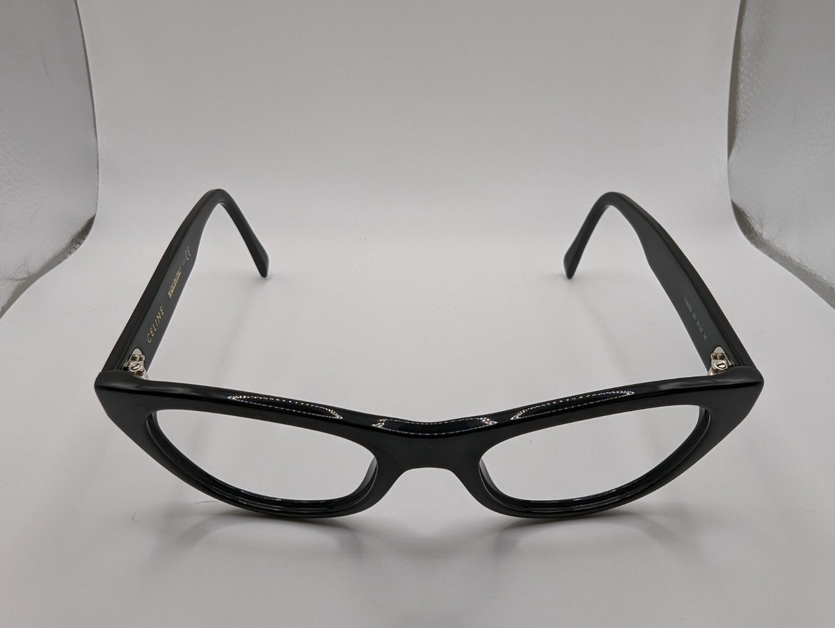Celine prescription frames (model # CL500051). CELINE Eyeglasses Frames Only, CL500051 001, Black, 49-20  main image 2